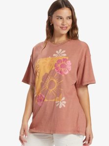 Debardeur Roxy Florals Oversized T-shirt Femme | 519287CHY