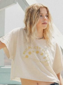 Debardeur Roxy Sunrise To Sunset T-Shirt Femme | 396072AWF