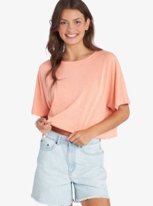 Debardeur Roxy Super Sun Oversized T-Shirt Femme Corail | 816345KAY