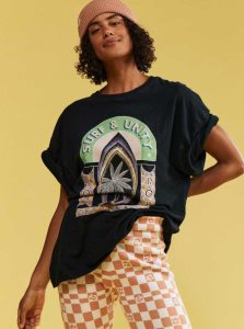 Debardeur Roxy Sweet Sunshine Oversized T-Shirt Femme Grise Foncé | 391542WIJ