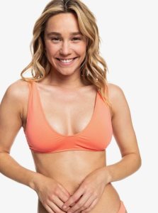 Hauts De Bikini Roxy Beach Classics Elongated Triangle Femme Corail | 851607SLB