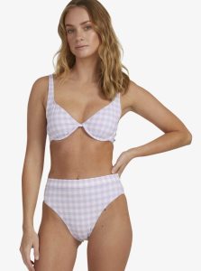 Hauts De Bikini Roxy Heart The Check Underwire Bralette Femme Violette | 526873WCT