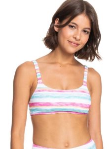 Hauts De Bikini Roxy Island In The Sun Bralette Femme Blanche Orange | 687413OIA