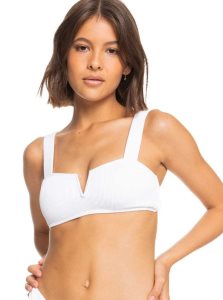 Hauts De Bikini Roxy Love Bralette Femme Blanche | 648015MRV