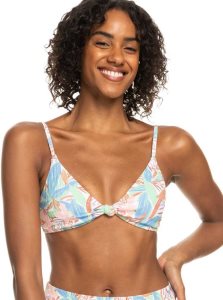 Hauts De Bikini Roxy Love Rib The Surf Knot Triangle Femme | 026319KMX