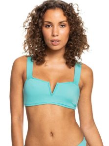 Hauts De Bikini Roxy Love The Coco V Bralette Femme Bleu | 103264UVI