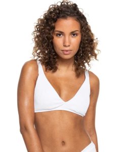 Hauts De Bikini Roxy Love The Oceana V Elongated Triangle Femme Blanche | 026749WCE