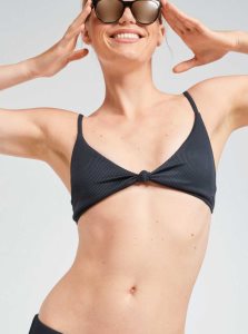 Hauts De Bikini Roxy Love The Surf Knot Femme Grise Foncé | 948251LWF