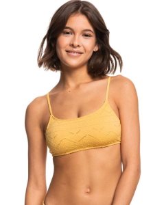 Hauts De Bikini Roxy Quiet Beauty Bralette Femme | 530276WAZ