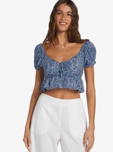 Hauts Roxy Clearwater Cove Corta Length Corta Sleeve Femme | 402851POH