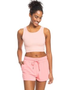 Hauts Roxy Good Keepsake Crop Femme Corail | 870364VFR