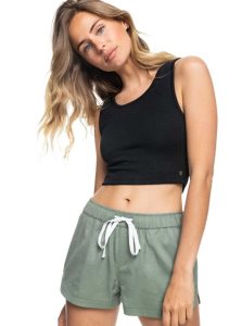 Hauts Roxy Good Keepsake Crop Femme Grise Foncé | 310649OTU