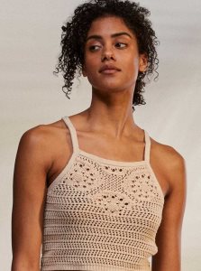 Hauts Roxy Malibu Crush Tricoté Halter Femme | 654189PJO