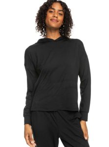 Hauts Roxy Naturally Active Hoodie Femme Grise Foncé | 936825QLU