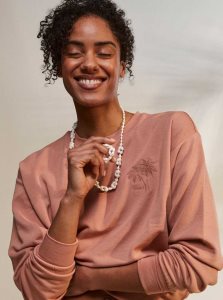 Hauts Roxy Surfing By Moonlight Long Sleeve Lounge Femme | 685017FLX