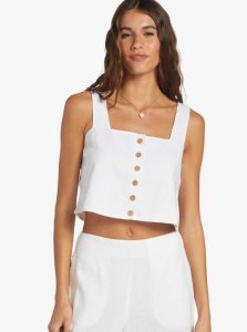 Hauts Roxy Together Sunset Tank Femme Blanche | 760321COA
