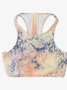 Maillots De Bain Roxy Active Crop Top Femme Blanche Vert | 142857NLE