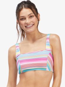 Maillots De Bain Roxy Active Tankini Sports Bra Femme Blanche Stripes | 016542XNI