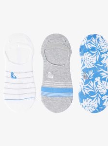 Other Accessories Roxy 3-Pack No-Show Socks Femme Bleu | 907358MHR