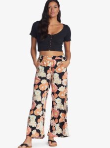 Pantalon Roxy Midnight Avenue Femme Grise Foncé | 316470KNH