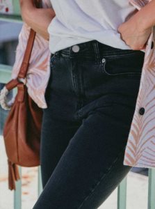 Pantalon Roxy Night Away Black Slim Jeans Femme Grise Foncé | 325089TUJ