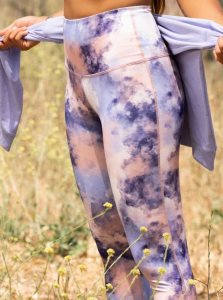 Pantalons Roxy Kaileo High Waisted Ankle Length Workout Leggings Femme Rose | 159438ZID