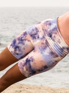 Pantalons Roxy Kaileo High Waisted Vélo Shorts Femme Rose | 263085MWE