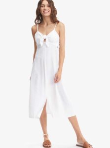 Peignoir Roxy Bittersweet Step Midi Femme Blanche | 941327BST