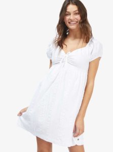 Peignoir Roxy Clearwater Cove Corta Sleeve Femme Blanche | 217908KIQ