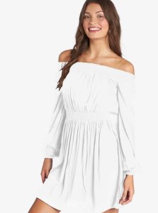 Peignoir Roxy Dream Escape Woven Off The Shoulder Femme Blanche | 162039BVK