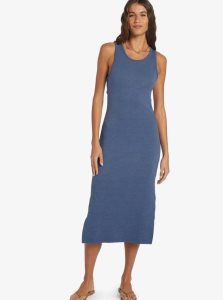 Peignoir Roxy Good Keepsake Lanières Midi Femme Bleu | 967032XSA