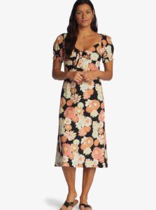 Peignoir Roxy Summertime Feeling Midi Femme Grise Foncé | 134095POR