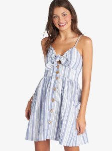 Peignoir Roxy Under The Cali Sun Stripe Lanières Femme Bleu Stripes | 758362NYU