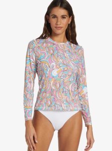 Rashguards Roxy Sea Skippin UPF 50 Long Sleeve Femme | 362847NRC