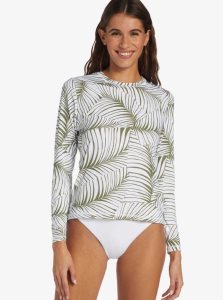 Rashguards Roxy Sea Skippin UPF 50 Long Sleeve Femme | 629403NMQ