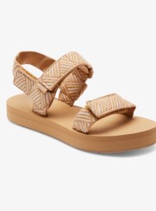 Sandales Roxy Cage Femme Marron Marron | 286104ABJ