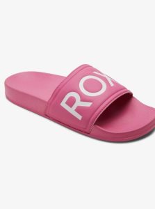 Sandales Roxy Slippy Claquette Femme Rose Clair Rose | 732841GWC