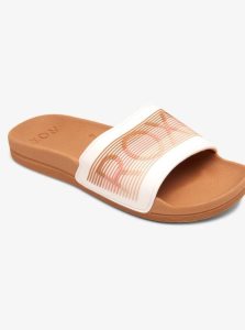 Sandales Roxy Slippy D'eau-Friendly Femme Marron | 982407BRX