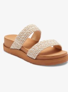 Sandales Roxy Summer Breeze Femme Blanche | 153208YCI