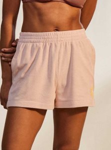 Shorts Roxy Better Not Wait Toweling Femme Corail | 073841SFZ