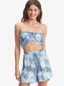 Shorts Roxy Happiness Awaits Beach Femme Bleu | 708139JAV