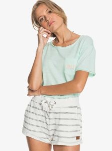 Shorts Roxy Perfect Wave Sweat Femme Blanche | 685247AZU