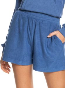 Shorts Roxy Soft Focus Cozy Lounge Femme Bleu | 591038OXV