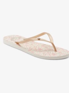 Tong Roxy Bermuda Sandals Femme Blanche Rose | 645980UVM