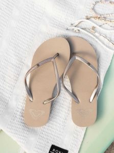 Tong Roxy Bermuda Sandals Femme Doré | 756084BOZ