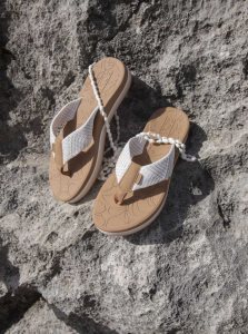 Tong Roxy Colbee Hi Sandals Femme Beige | 914238DMG