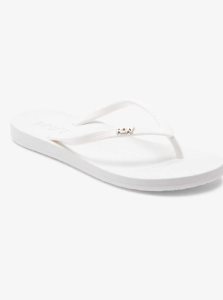 Tong Roxy Jettie Sandals Femme Blanche | 421695AWM