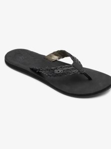 Tong Roxy Lili Mode Sandal Femme Noir | 327856IMC