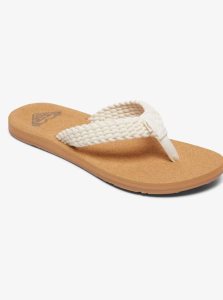 Tong Roxy Porto Femme Beige | 120935QLY