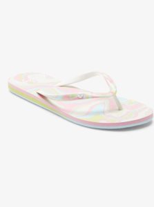 Tong Roxy Portofino Femme Rose Vert Clair | 087926UQB